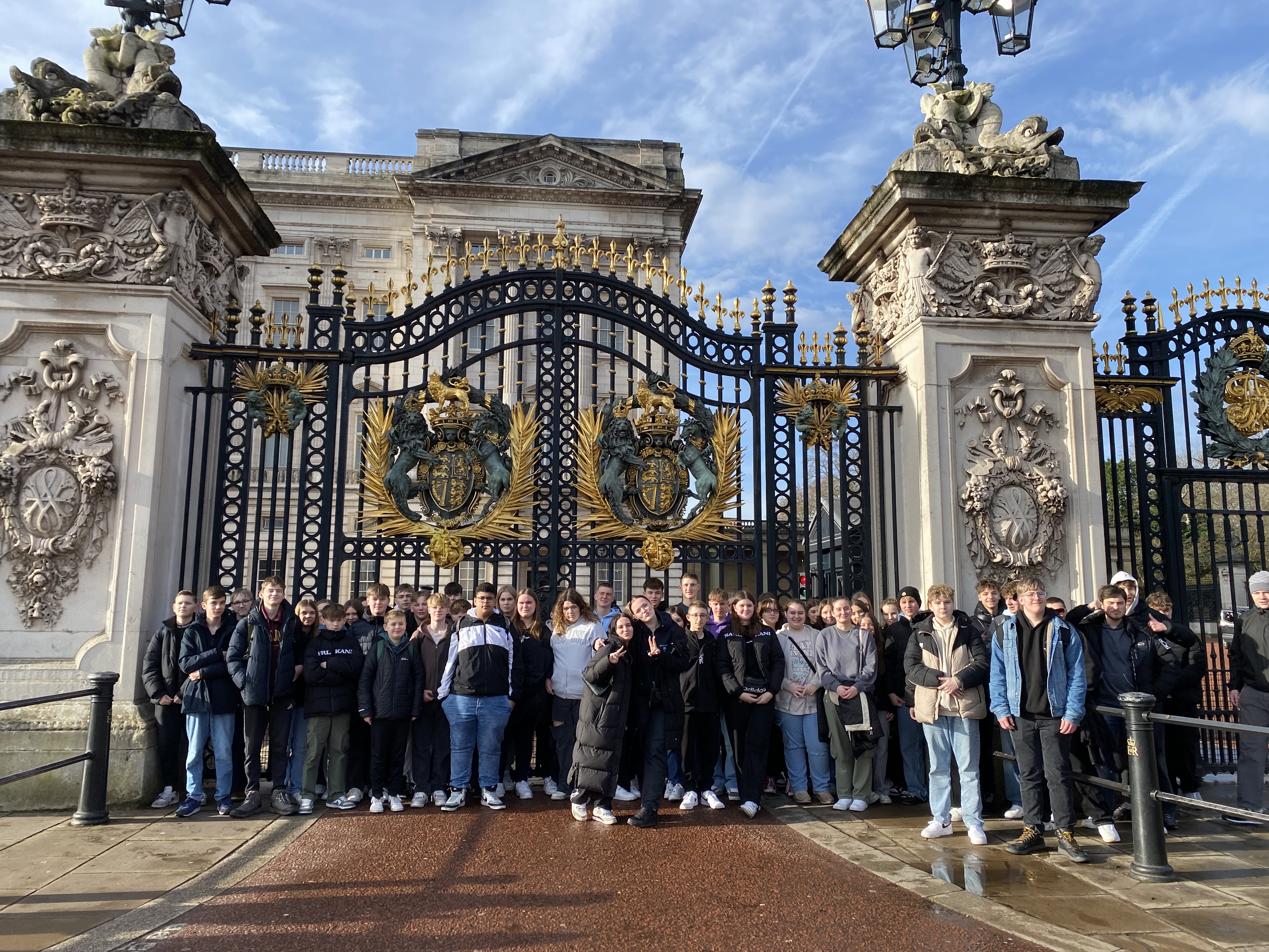 London Buckingham Palaca Gruppenbild