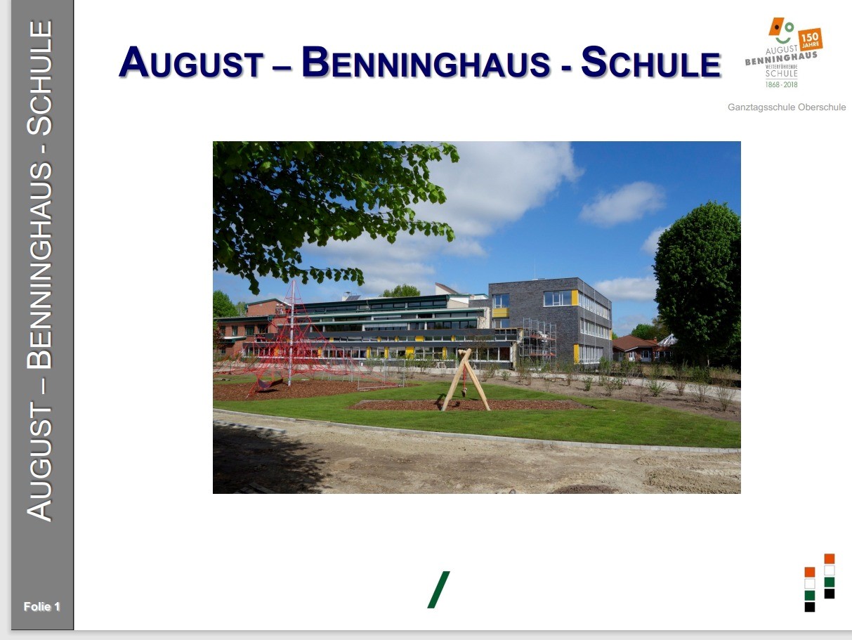 Präsentation August Benninghaus Schule Januar 2023